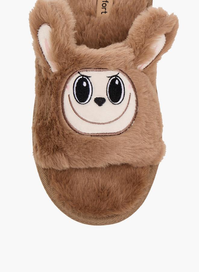 Le Confort Women Faux Fur Bedroom Slides - Image 3